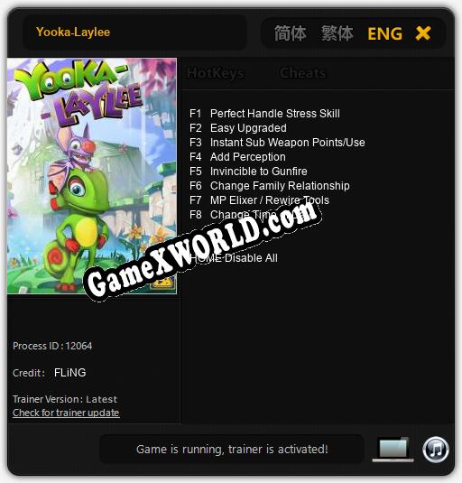 Yooka-Laylee: ТРЕЙНЕР И ЧИТЫ (V1.0.87)